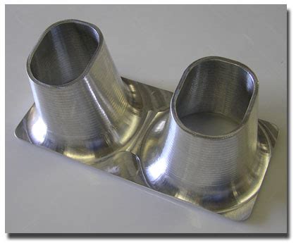 sheet metal intake runners|billet intake runners.